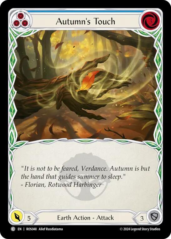 Autumn's Touch (Blue) card image