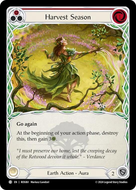 Harvest Season (Red) card image
