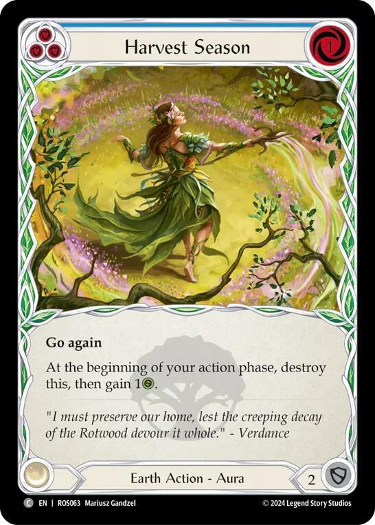 Harvest Season (Blue) card image