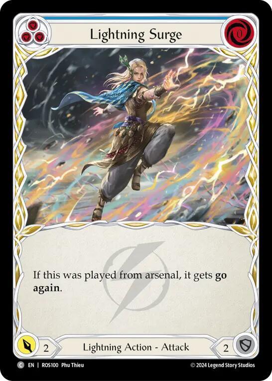 Lightning Surge (Blue) card image