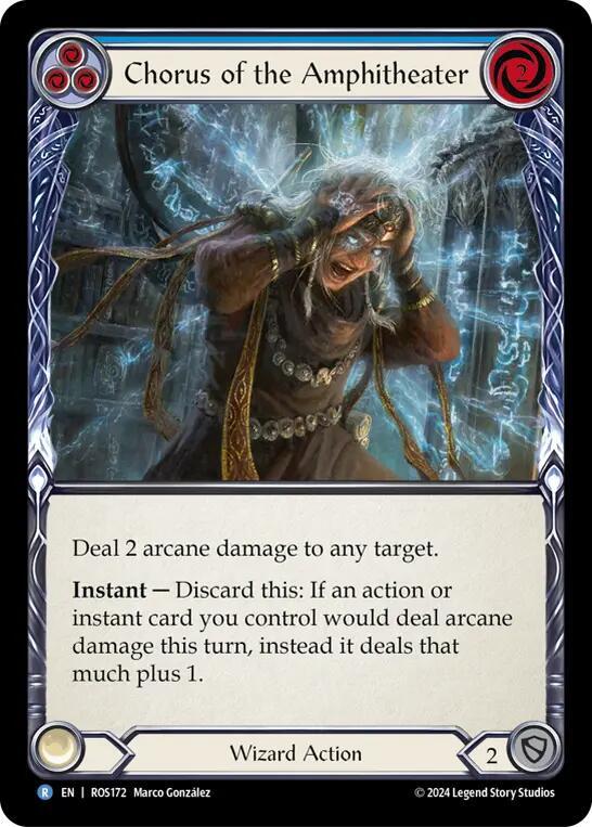 Chorus of the Amphitheater (Blue) card image