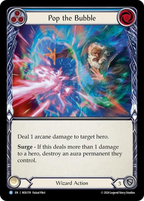Pop the Bubble (Blue) card image