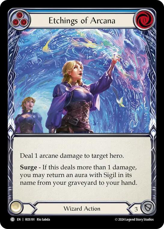 Etchings of Arcana (Blue) card image
