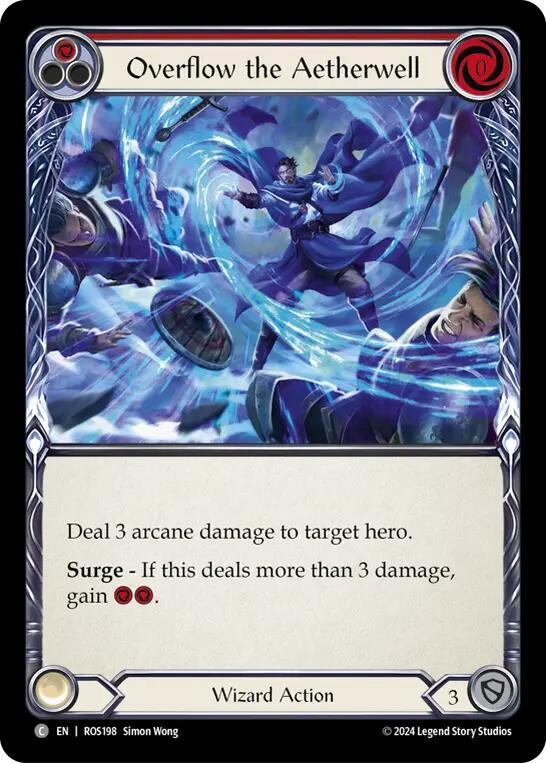 Overflow the Aetherwell (Red) card image