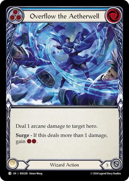 Overflow the Aetherwell (Blue) card image