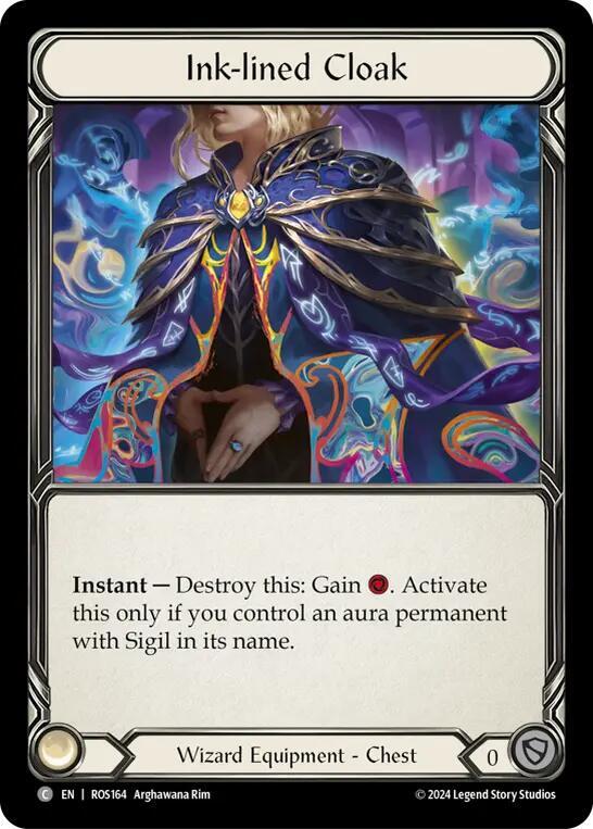 Ink-lined Cloak card image