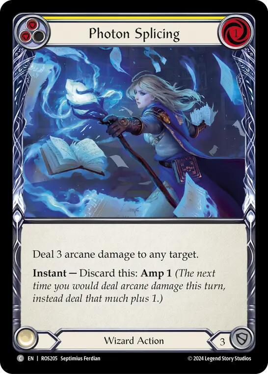 Photon Splicing (Yellow) card image