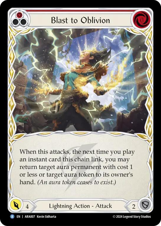 Blast to Oblivion (Red) card image