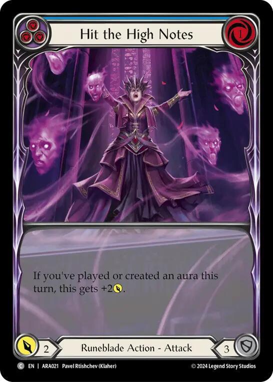 Hit the High Notes (Blue) card image