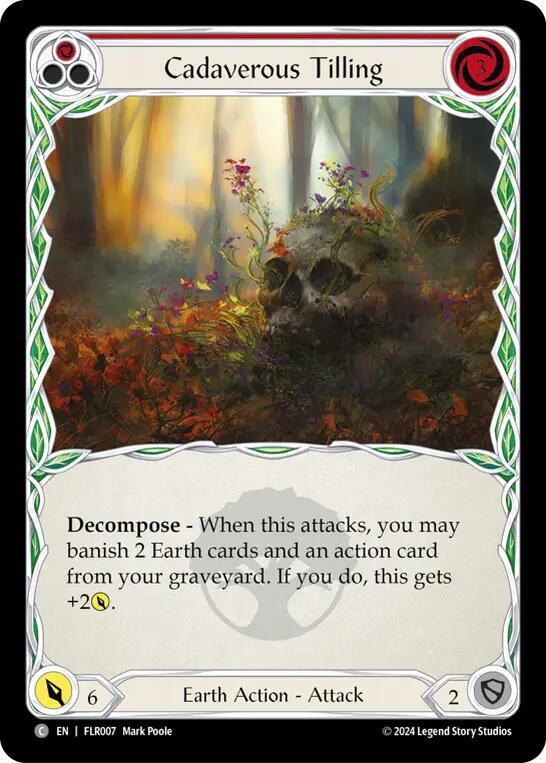 Cadaverous Tilling (Red) card image
