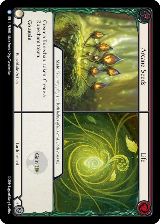 Arcane Seeds // Life card image