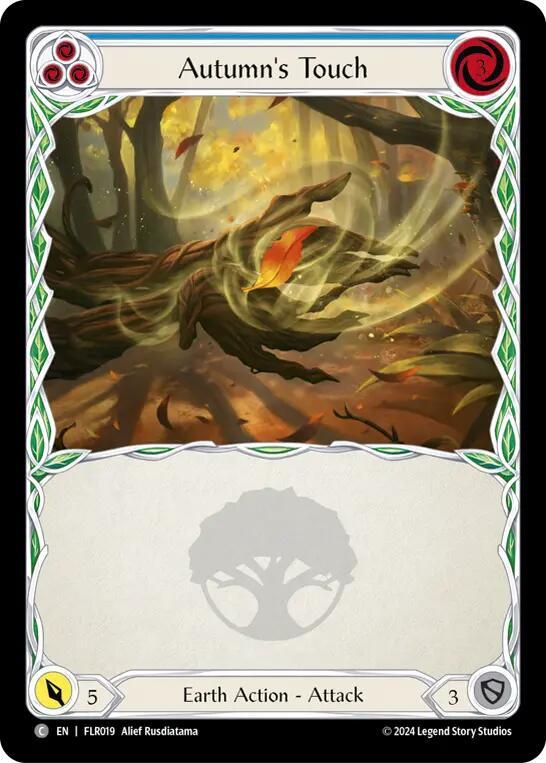 Autumn's Touch (Blue) card image