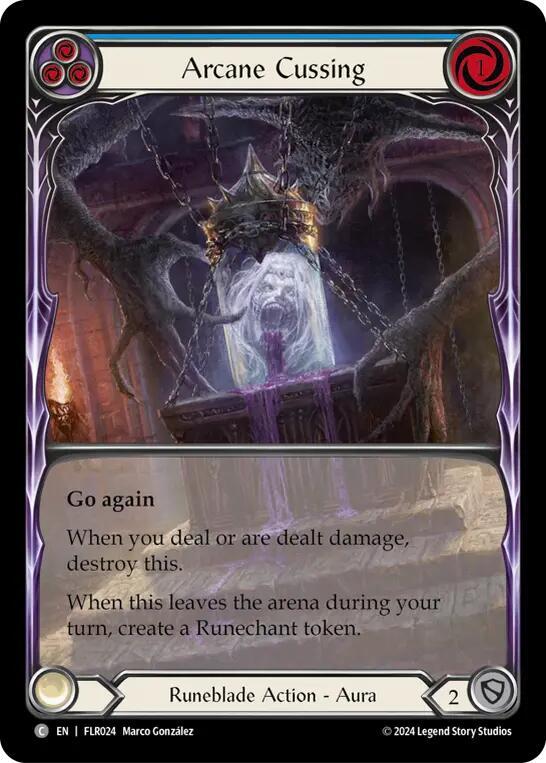 Arcane Cussing (Blue) card image