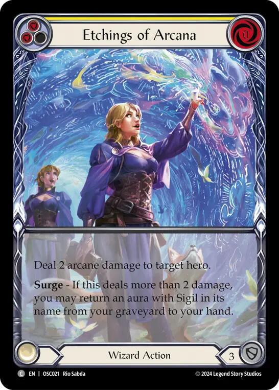 Etchings of Arcana (Yellow) card image