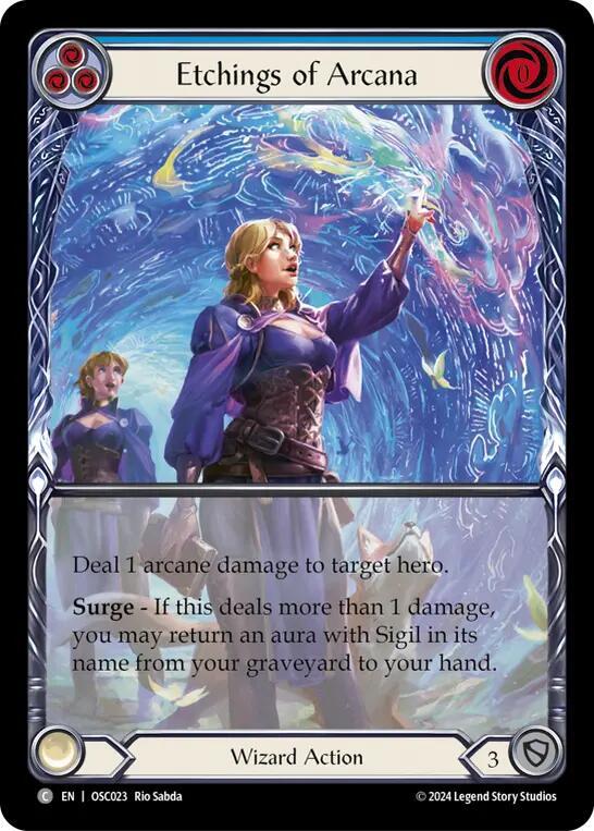 Etchings of Arcana (Blue) card image