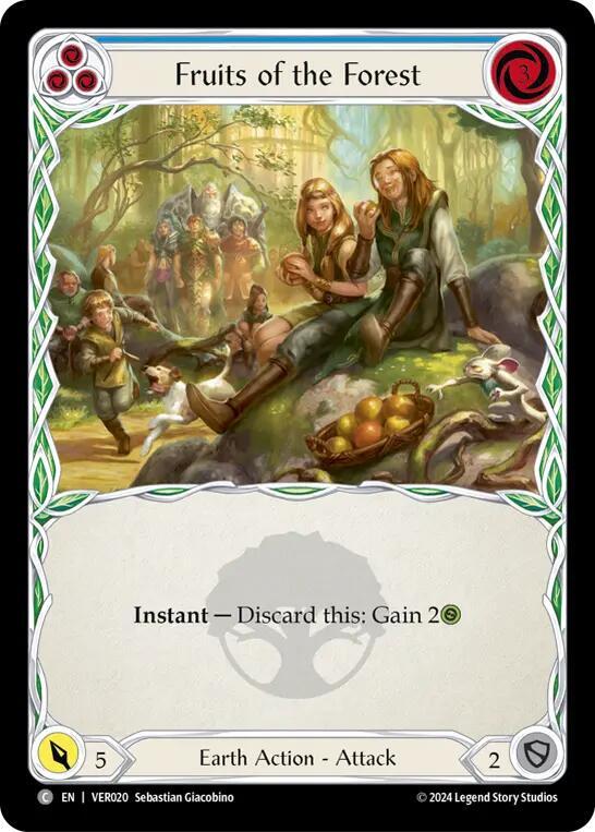 Fruits of the Forest (Blue) card image