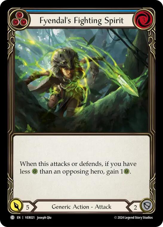 Fyendal's Fighting Spirit (Blue) card image