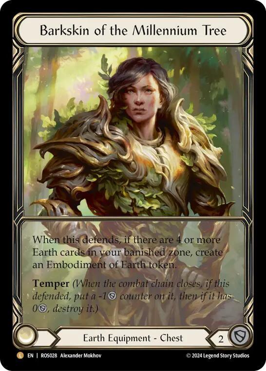 Barkskin of the Millennium Tree (Extended Art) card image
