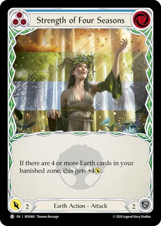 Strength of Four Seasons (Blue) card image