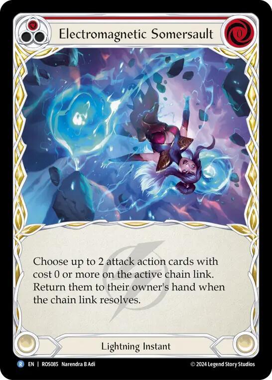 Electromagnetic Somersault (Red) card image