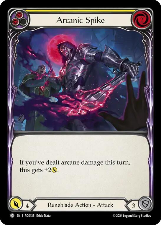 Arcanic Spike (Yellow) card image