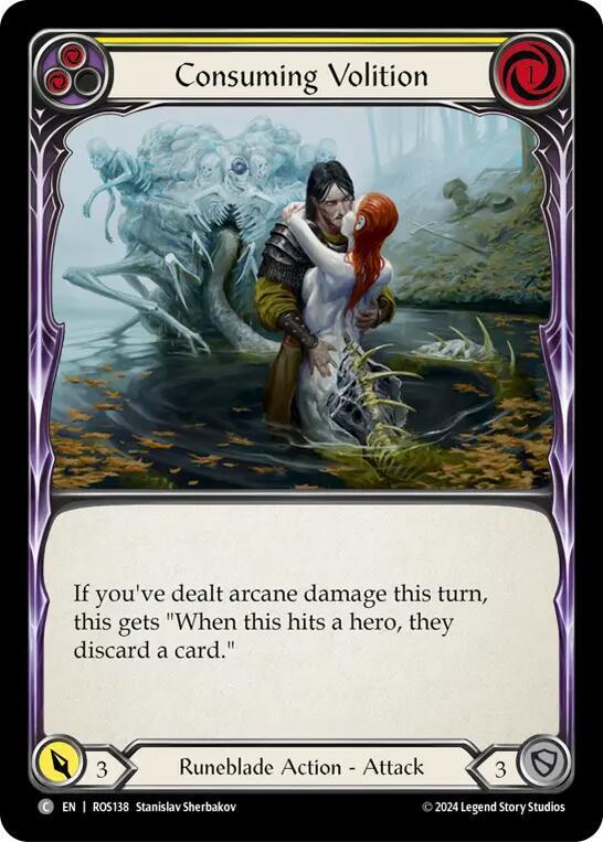 Consuming Volition (Yellow) card image
