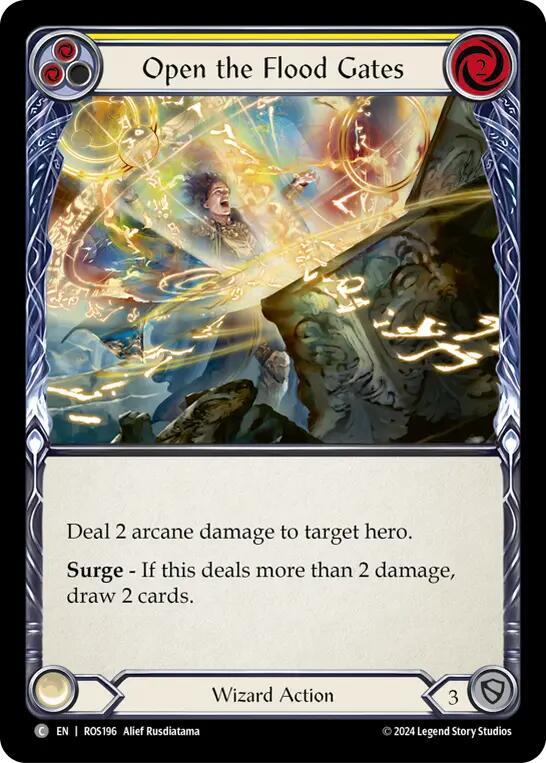 Open the Flood Gates (Yellow) card image