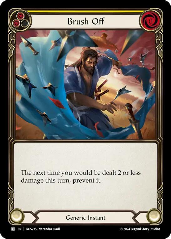 Brush Off (Yellow) card image