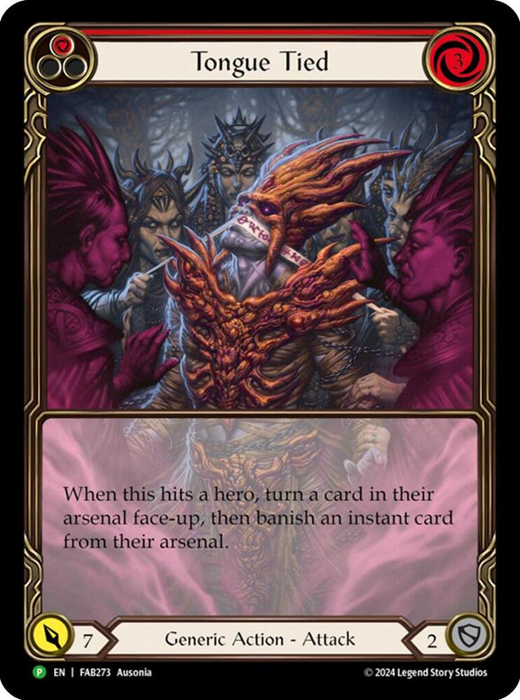 Tongue Tied (Extended Art) - FAB273 card image