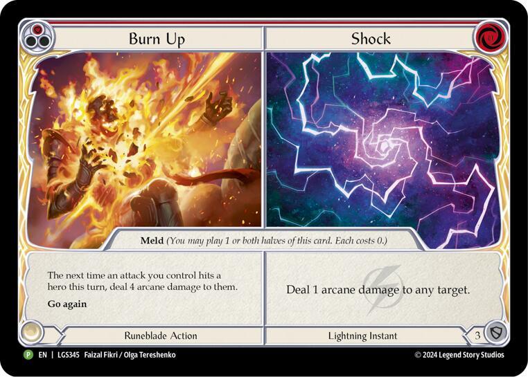 Burn Up // Shock - LGS345 card image