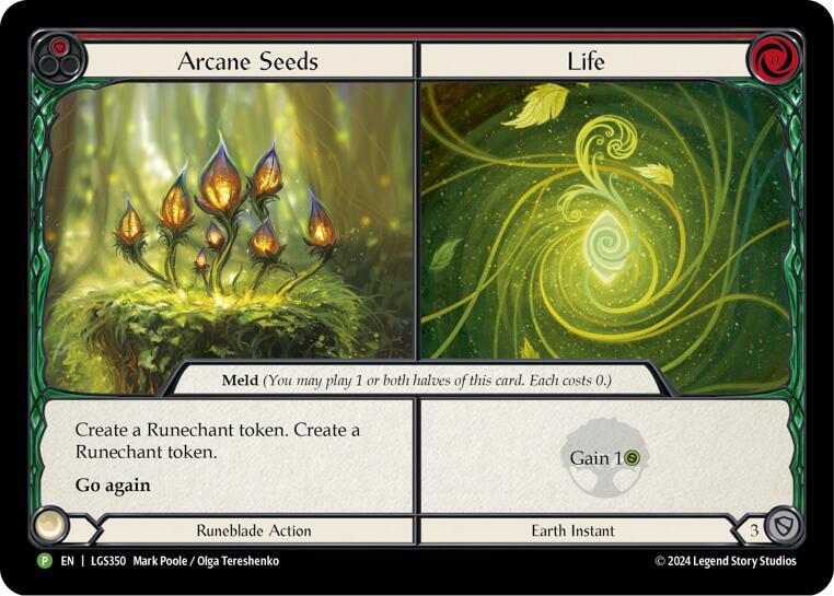 Arcane Seeds // Life - LGS350 card image