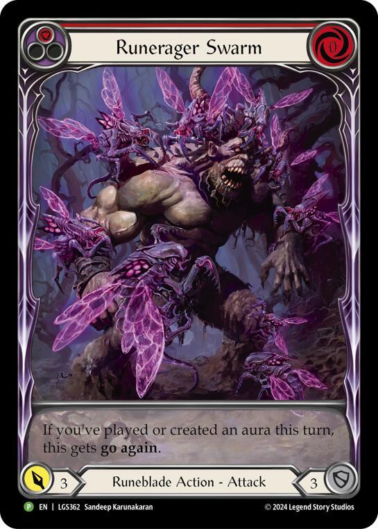 Runerager Swarm (Red) (Extended Art) - LGS362 card image