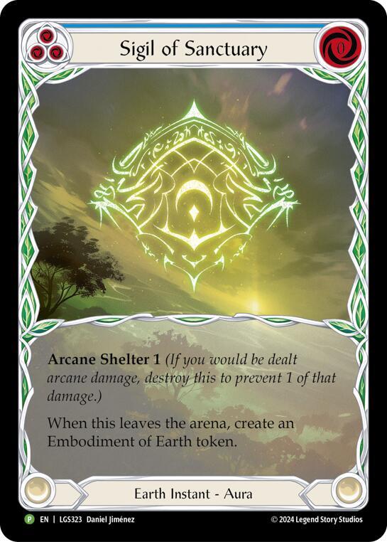 Sigil of Sanctuary (Extended Art) - LGS323 card image