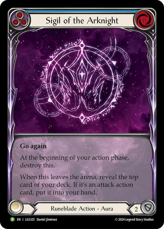 Sigil of the Arknight (Extended Art) - LGS325 card image