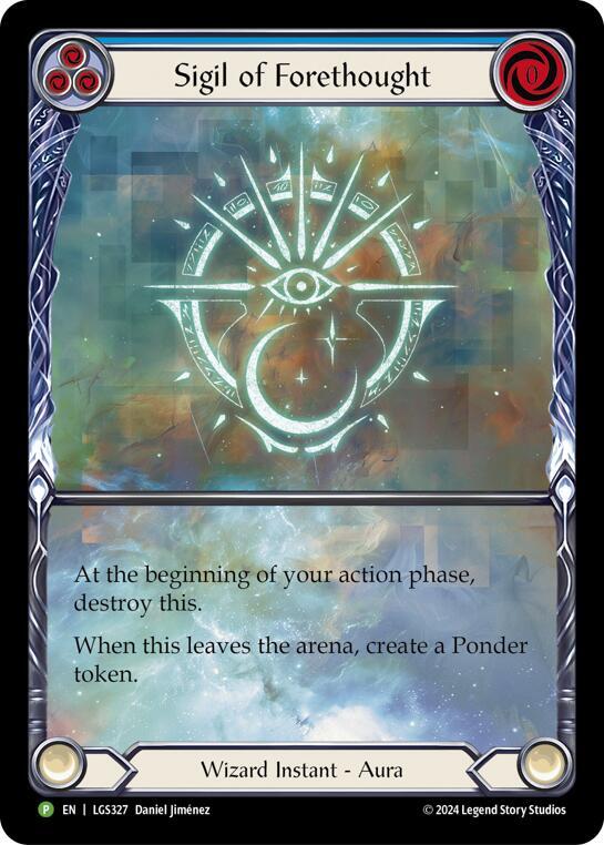 Sigil of Forethought (Extended Art) - LGS327 card image