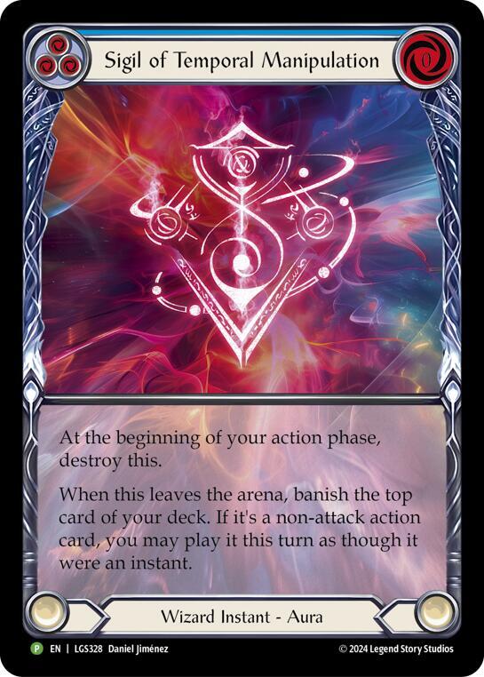 Sigil of Temporal Manipulation (Extended Art) - LGS328 card image