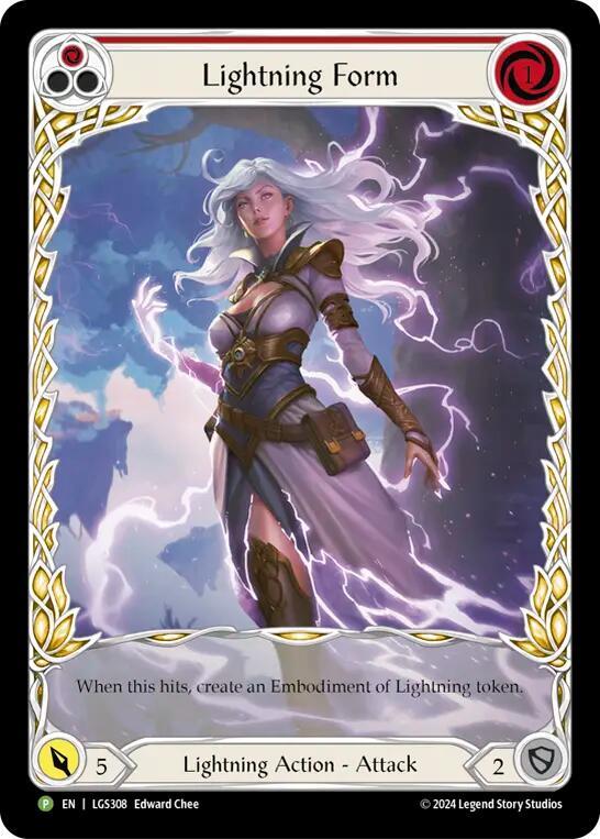 Lightning Form (Red) - LGS308 card image
