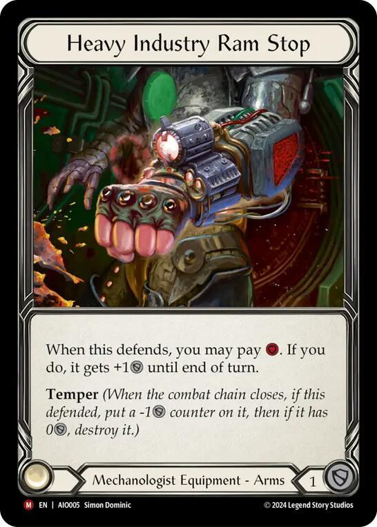 Heavy Industry Ram Stop card image