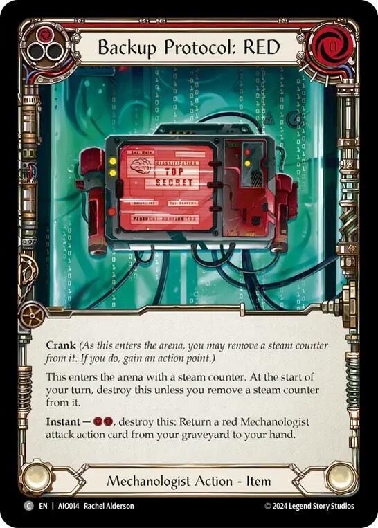 Backup Protocol: RED (Red) card image