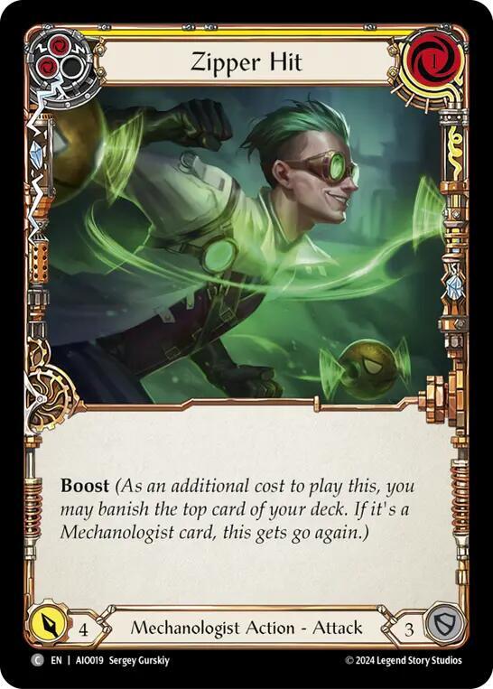 Zipper Hit (Yellow) card image