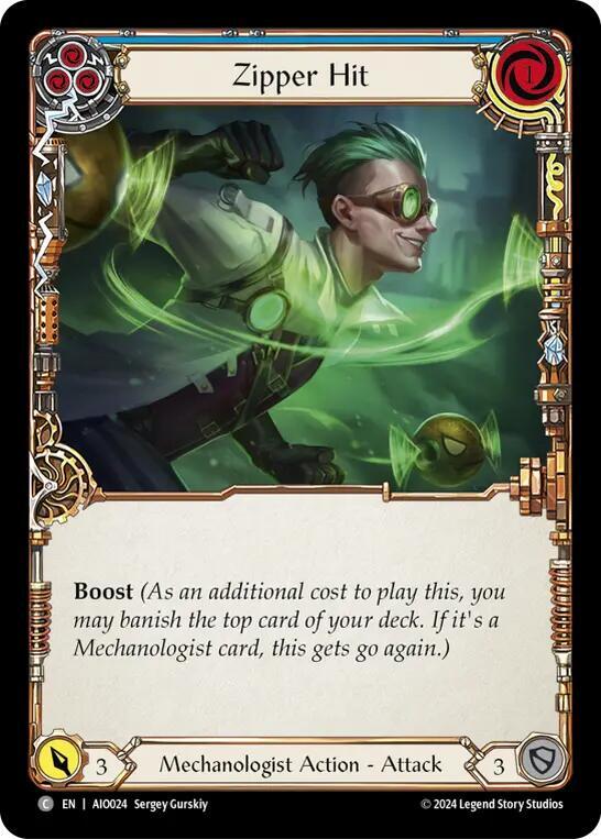 Zipper Hit (Blue) card image