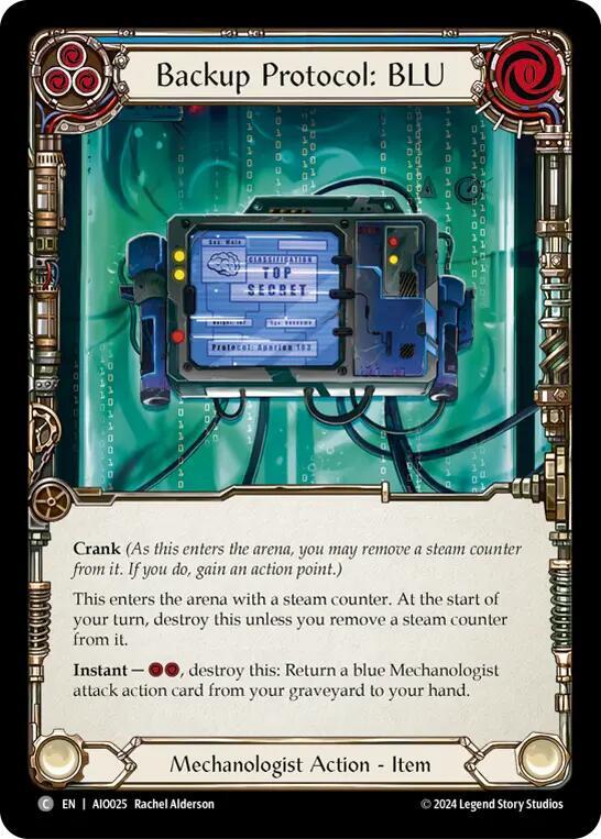 Backup Protocol: BLU (Blue) card image