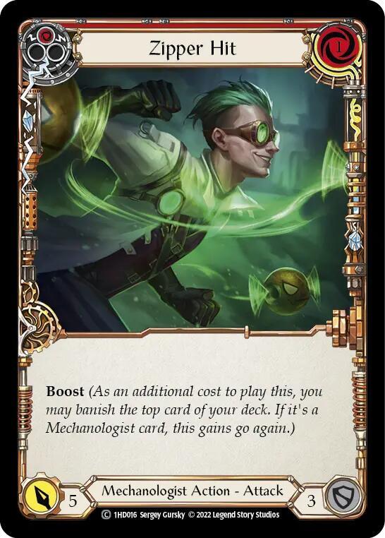 Zipper Hit (Red) card image