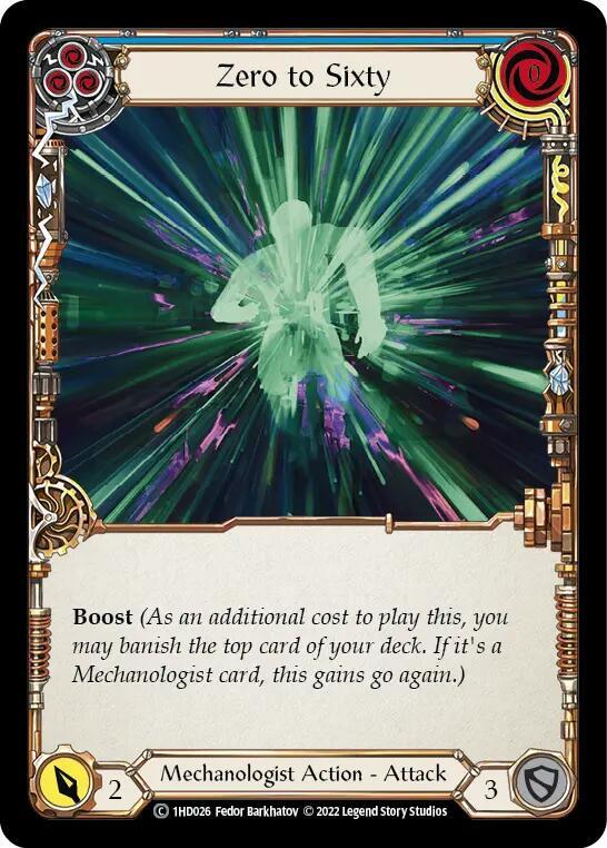 Zero to Sixty (Blue) card image