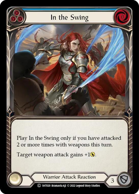 In the Swing (Blue) card image