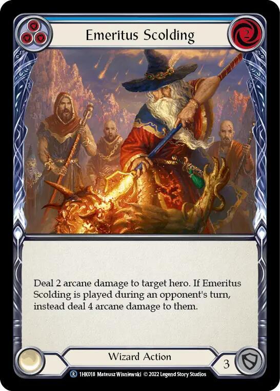Emeritus Scolding (Blue) card image