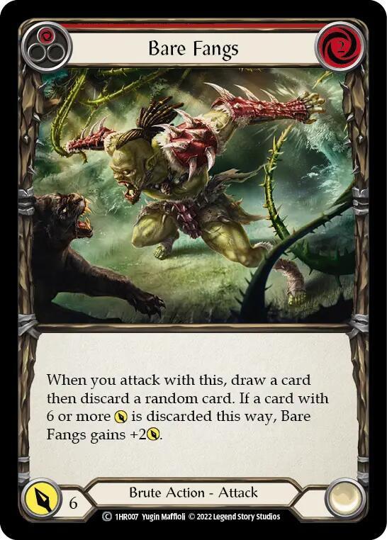 Bare Fangs (Red) card image