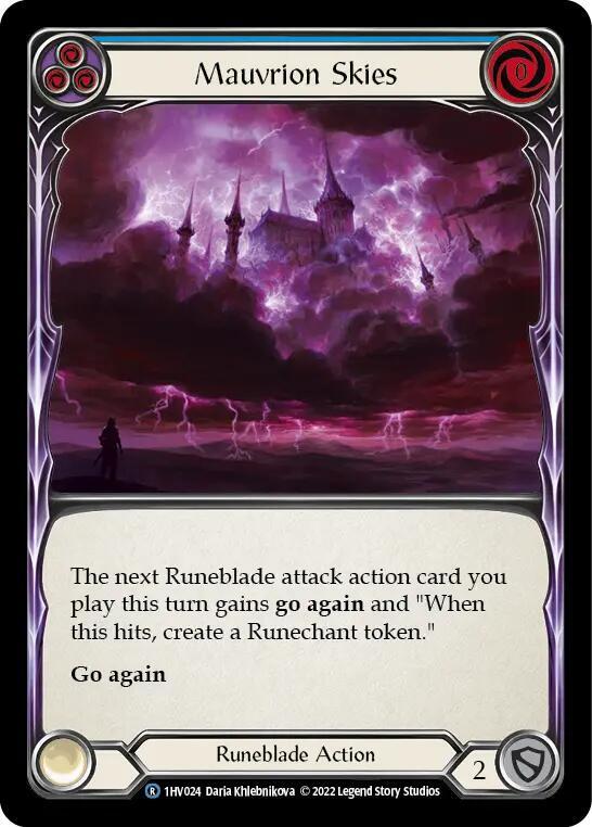 Mauvrion Skies (Blue) card image