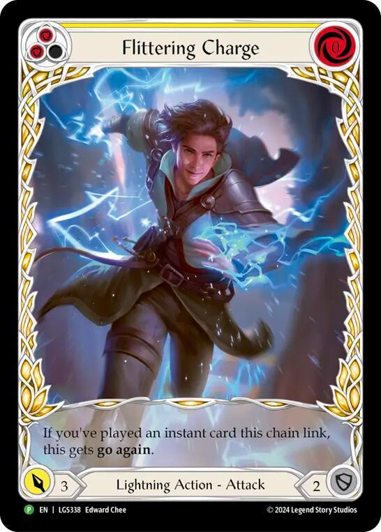 Flittering Charge (Yellow) (Extended Art) card image