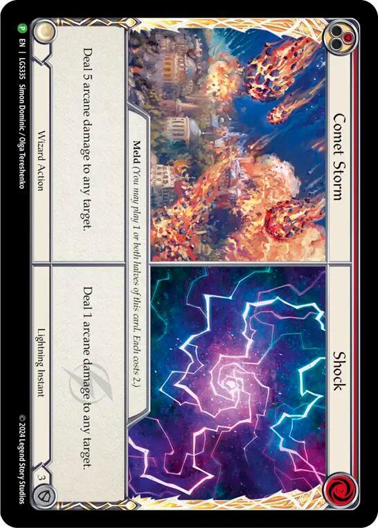 Comet Storm // Shock card image